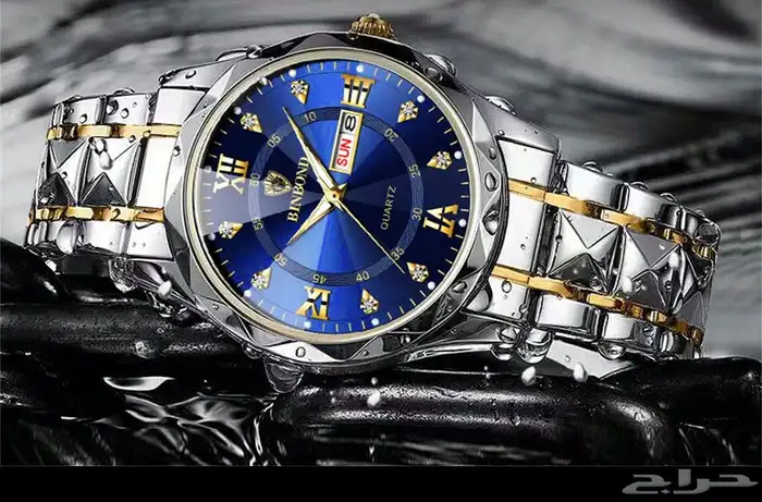 سعات رجالية لبيع جديده ماركة كوارتز الحركه يابانيه 2