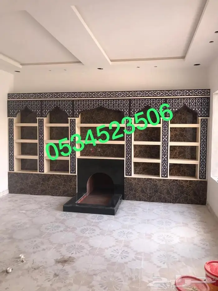 مناقل سحابات مناقل مشبات مشبات رخام مدافئ حديثة 53