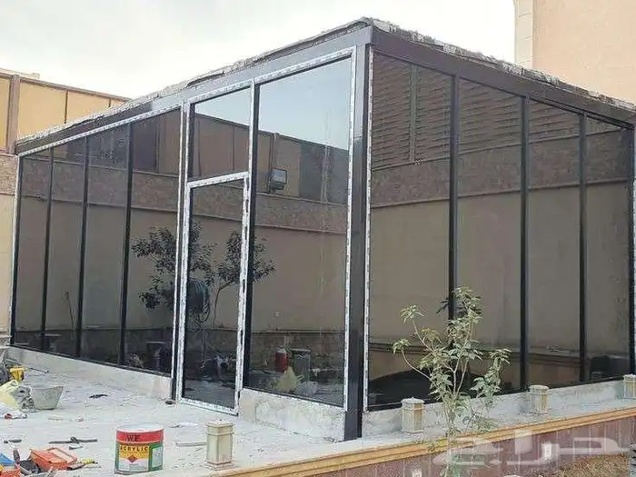 مضلات سواتر برجولات هناجر بناء مجالس 11