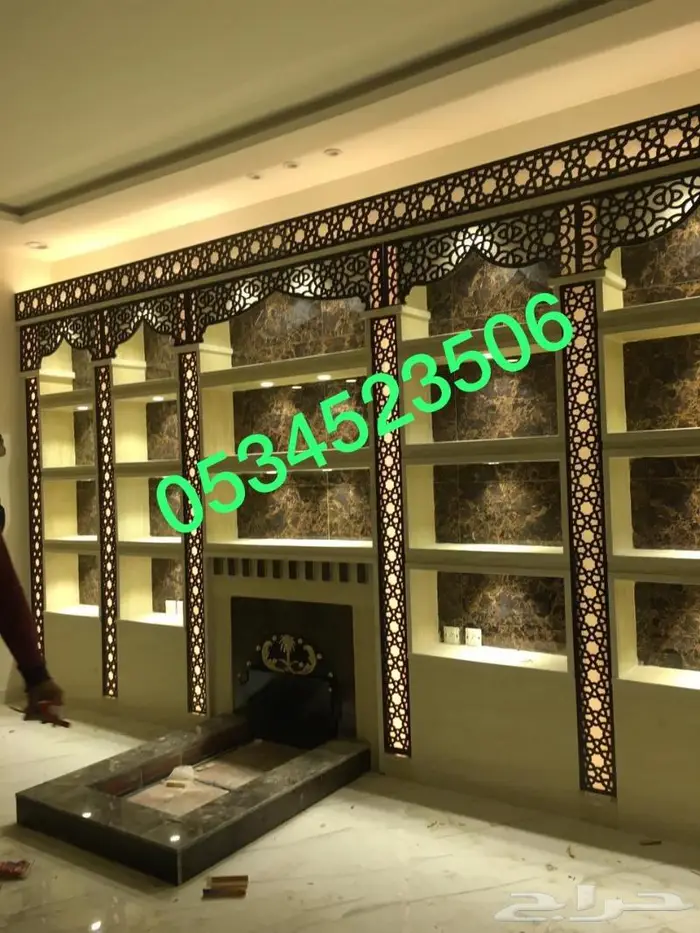 مناقل سحابات مناقل مشبات مشبات رخام مدافئ حديثة 52