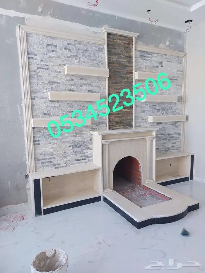 مناقل سحابات مناقل مشبات مشبات رخام مدافئ حديثة 59