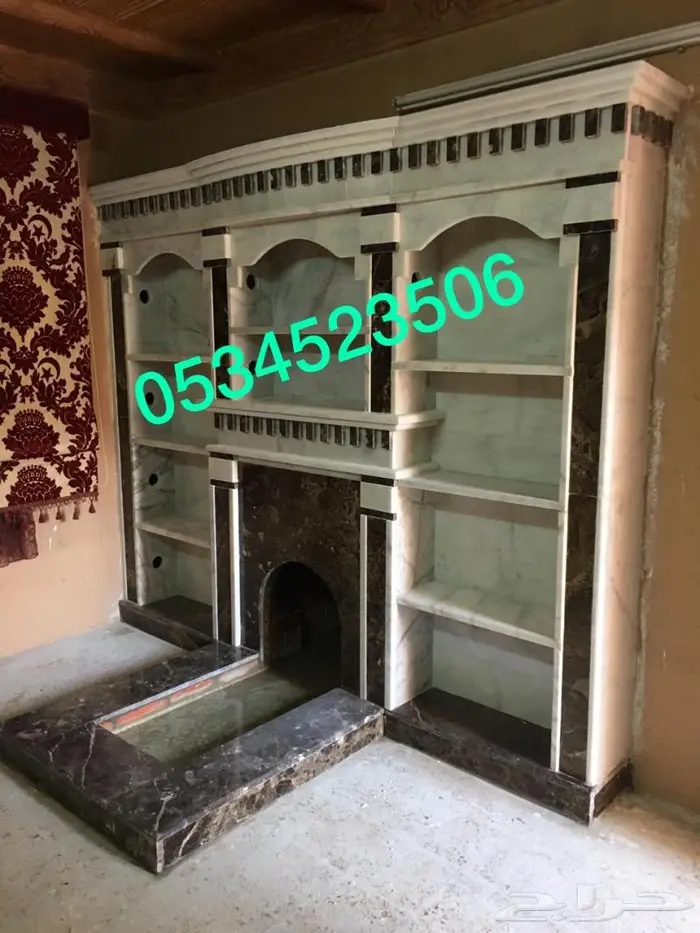 مناقل سحابات مناقل مشبات مشبات رخام مدافئ حديثة 64