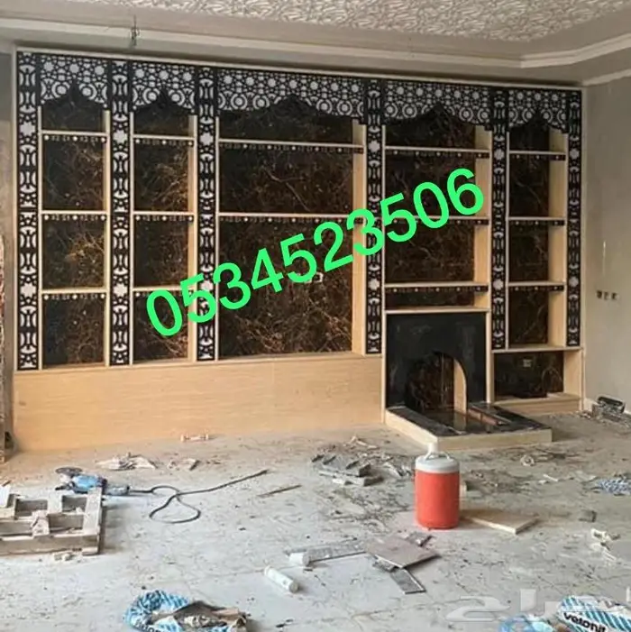 مناقل سحابات مناقل مشبات مشبات رخام مدافئ حديثة 68