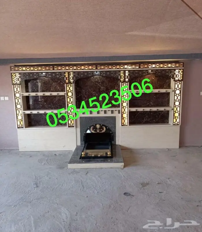 مناقل سحابات مناقل مشبات مشبات رخام مدافئ حديثة 51
