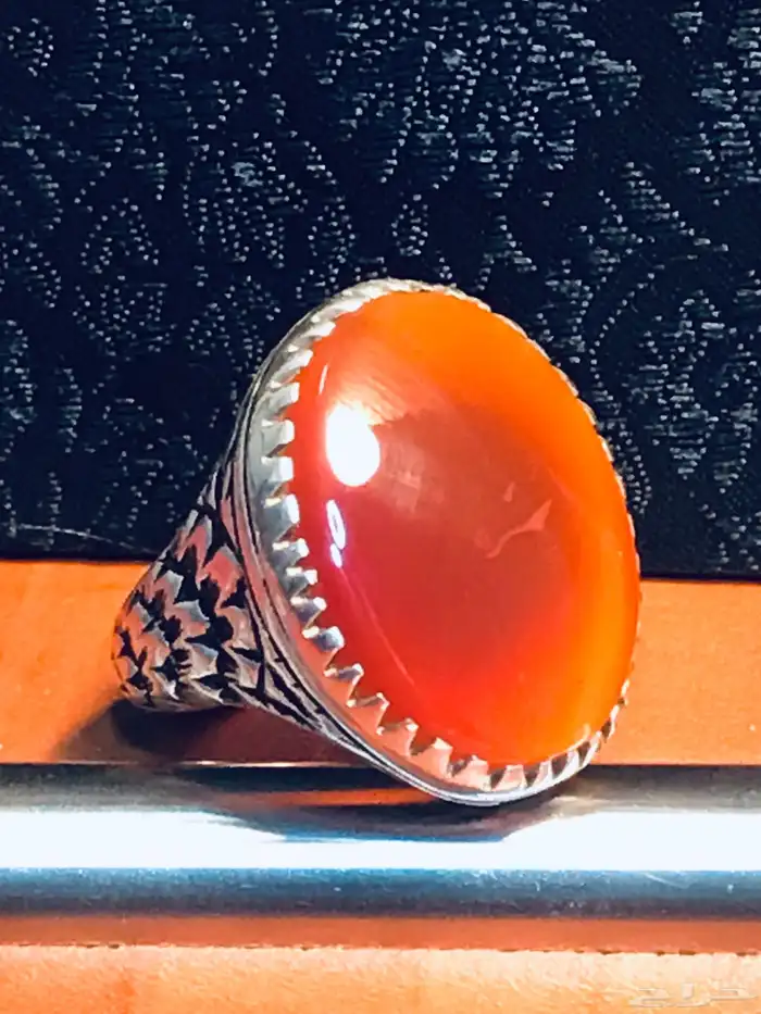 خاتم عقيق يماني 0