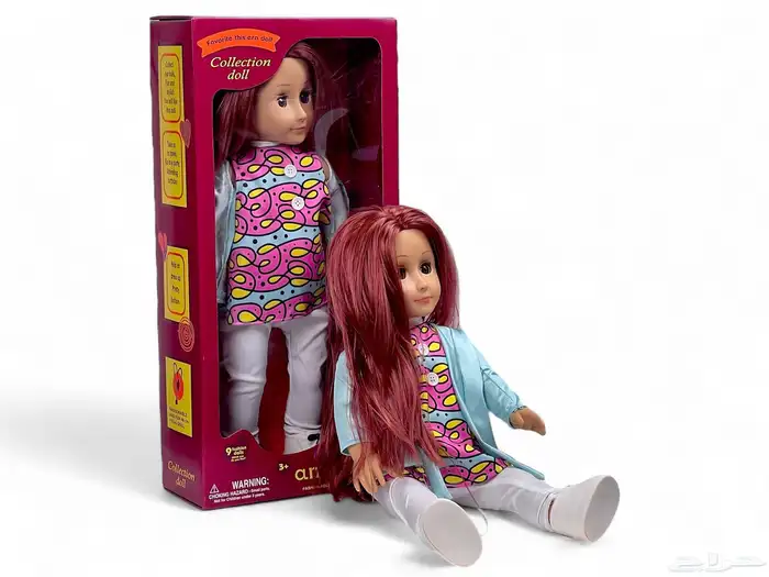 لعبة العروسة الأمريكية المميزة بالحجم الكبير وبعدة أشكال 1