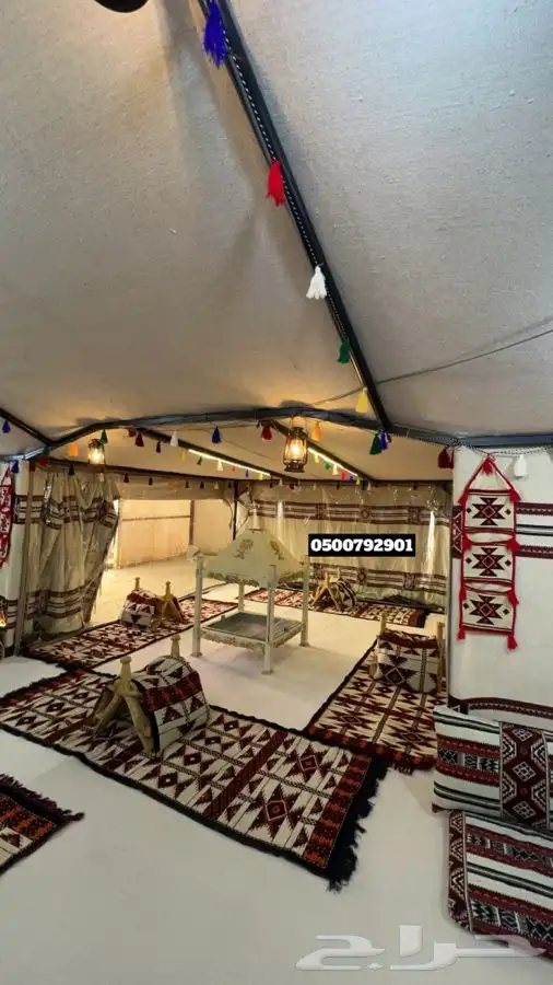 للبيع خيمة الصقور بيوت شعر خيام دواليب عزبه مظلات السياره 90