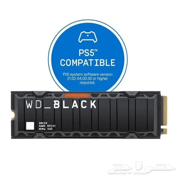 WD SN850 500GB NVMe Heatsink PS5 Compatible SSD 0