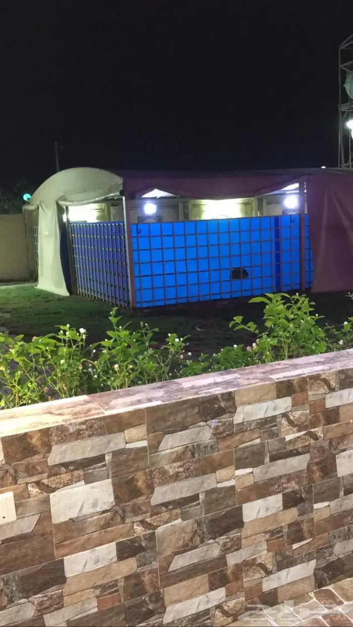 ((استراحة حي الراشدية 2 )) ويوجد ((استراحة ثانية في الحساني) 9