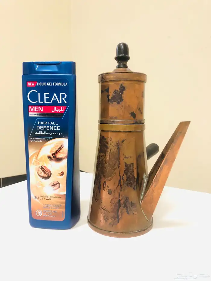 (تم البيع) صانعة قهوة و حليب من النحاس الأحمر الخالص أنتيك 11