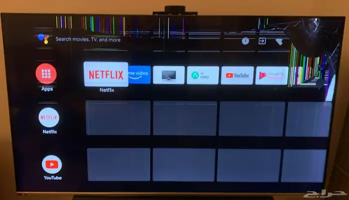 تلفزيون 55 انش وطاولة تلفزيون 5