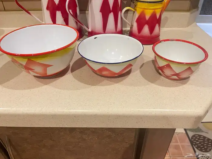 غضار تراثي وسطل حليب تراثي 1