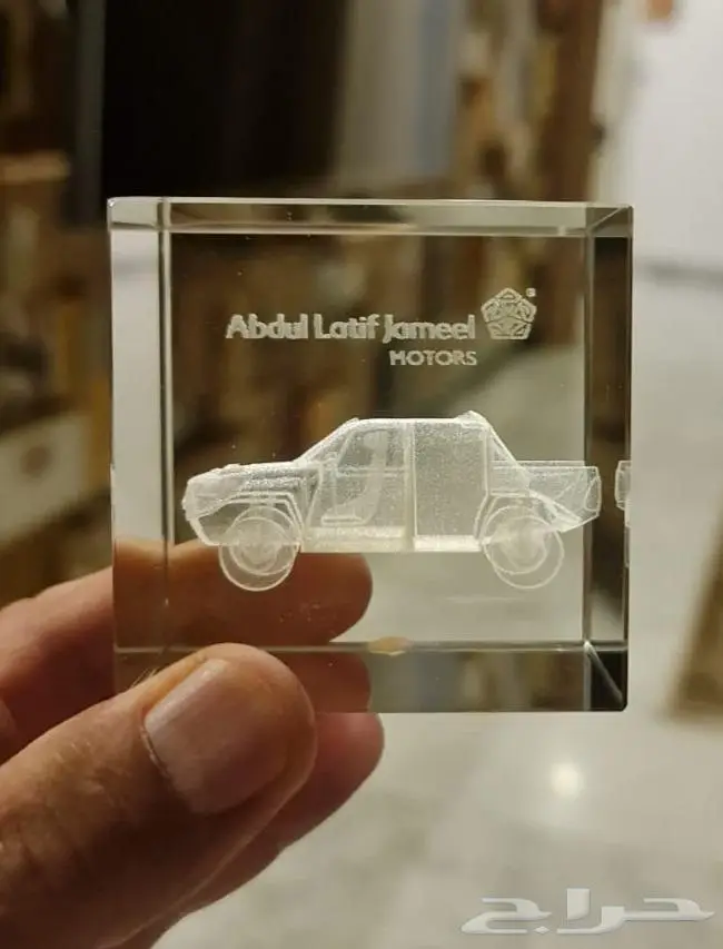 حفر 3d داخل الكريستال 0
