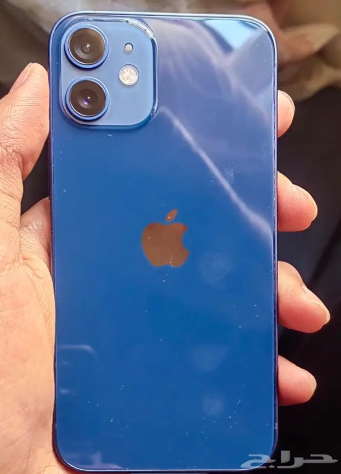 آيفون 12 ميني أزرق 128GB بطارية 85 مخزن وليس مجدد مع أغراضه 3