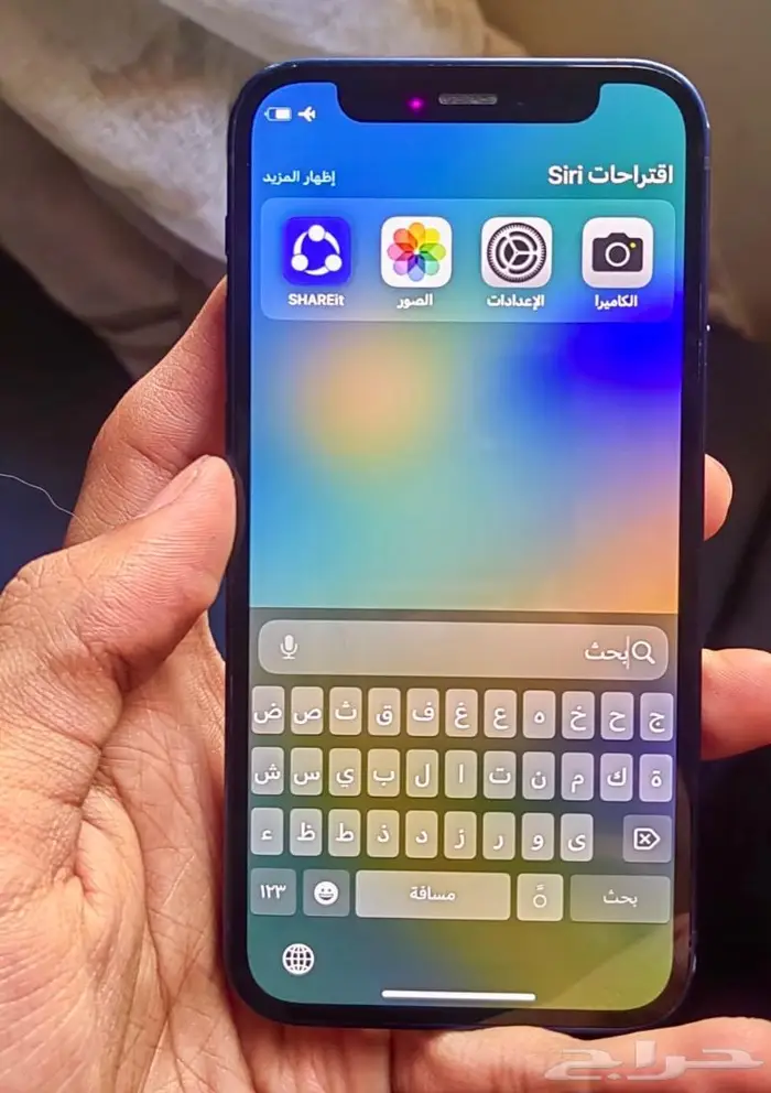 آيفون 12 ميني أزرق 128GB بطارية 85 مخزن وليس مجدد مع أغراضه 5
