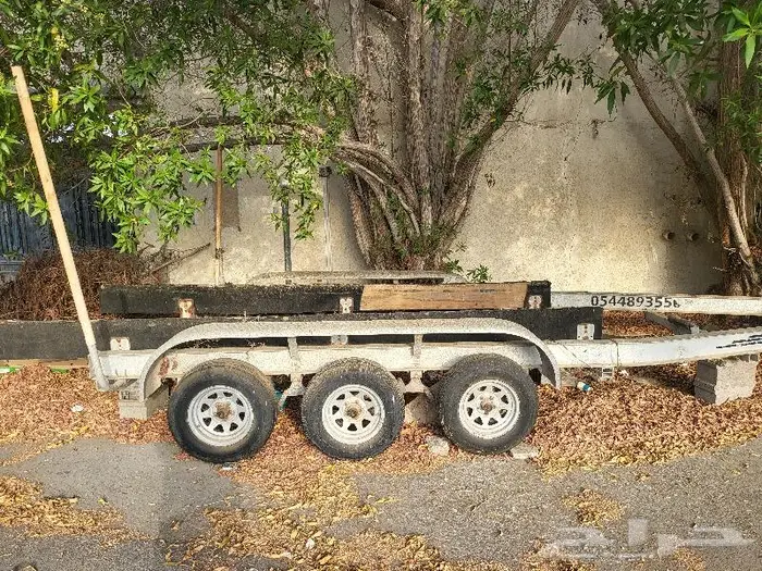 عربية سحب 28قدم قارب جت بوت 3 محاور امريكي المنيوم 3