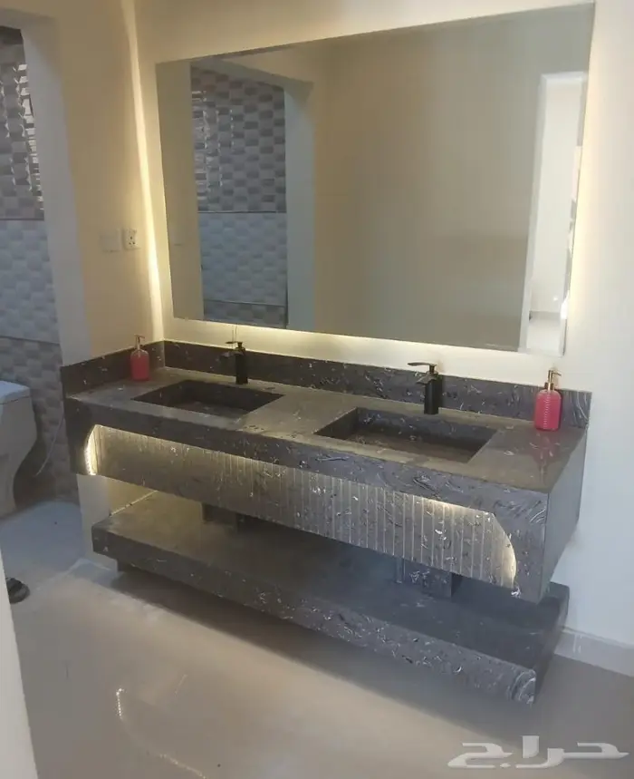 تفصيل احدث أحدث موديلات مغاسل رخام طبيعي ورخام صناعي تفصيل 0