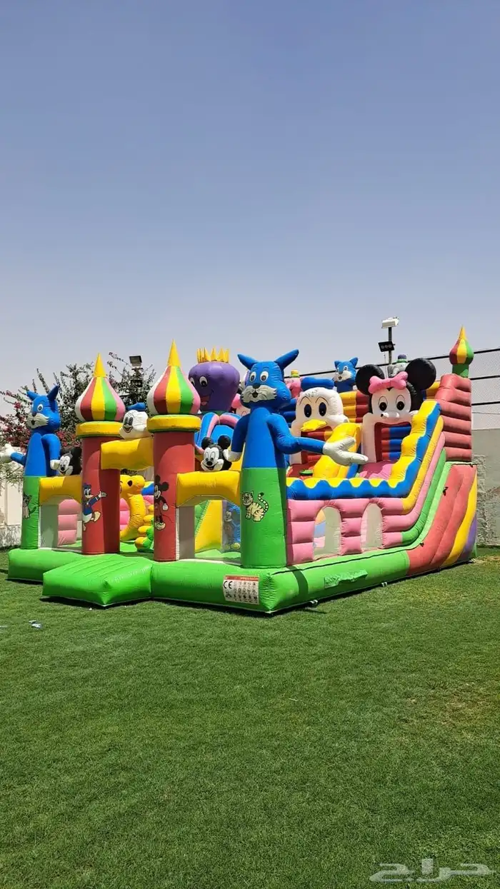 نطيطات وزحاليق لتأجير 9