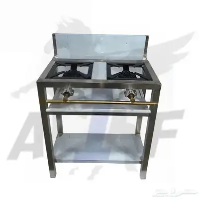 مركب غاز استانلس ستيل معدات مطاعم اعمال استيل فرن غاز 0