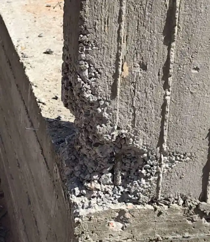 معالجة تعشيش الخرسانه وجميع مشاكل الخرسانه بعد الصب 2