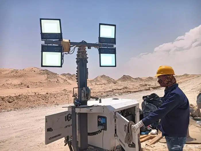 مولدات كهرباء جنريتر تورلايت أعمدة أناره 4