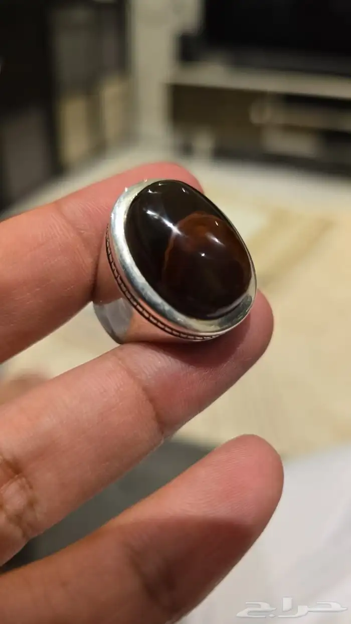 خاتم عقيق يماني 9