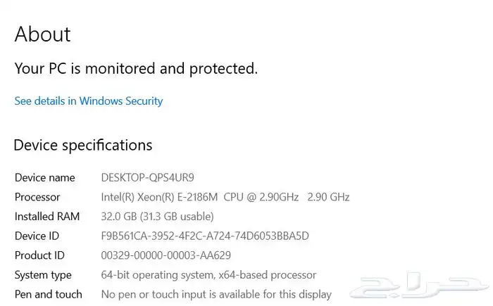 لابتوب hp zbook studio 5G 5