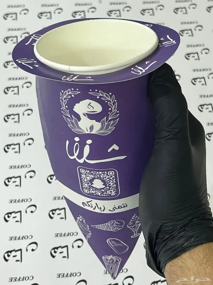 طباعة بوكس شوكولا و حامل اكواب ايس كريم 1