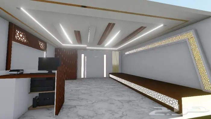 تصميم ديكور لمطعم 3D 1