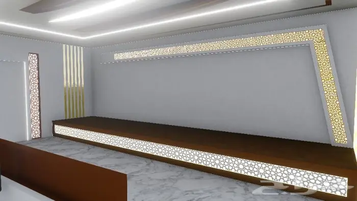 تصميم ديكور لمطعم 3D 2