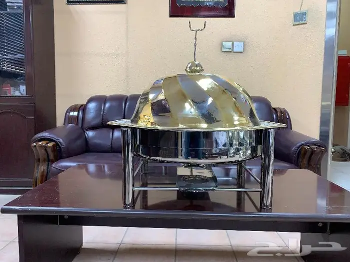 سخان كوزى دائرى مقاس كبير ذهبى وفضى 3