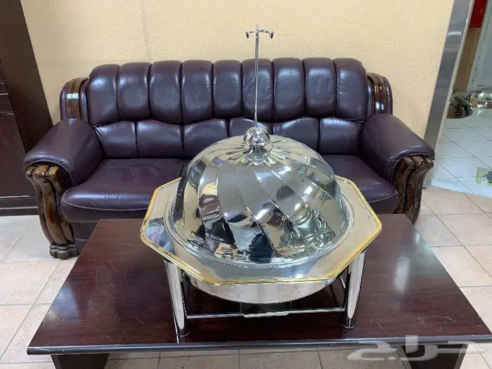 سخان كوزى دائرى مقاس كبير ذهبى وفضى 5