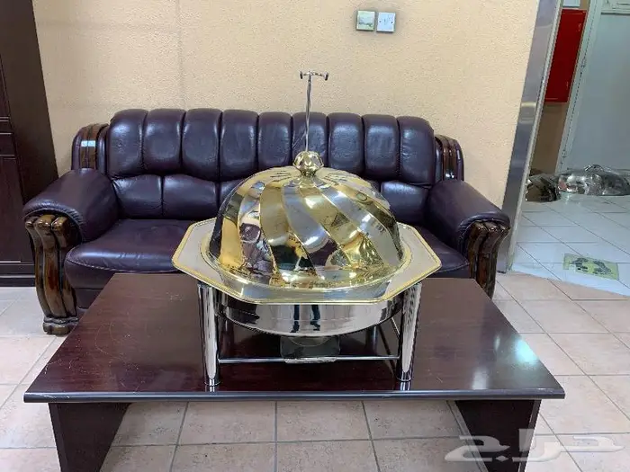 سخان كوزى دائرى مقاس كبير ذهبى وفضى 6