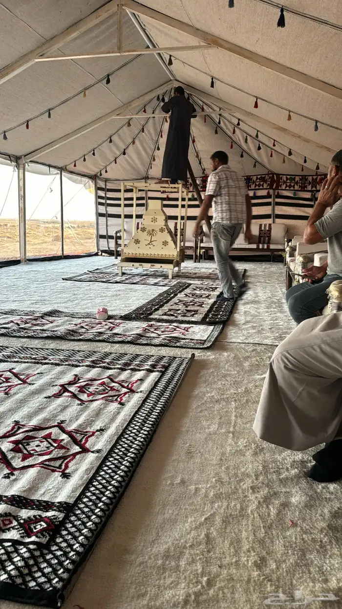 بيوت شعر ابيض واسود جميع لمقاسات 6