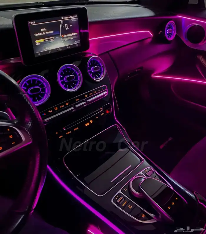 تركيب ليد داخلي مرسيدس C كوبيه 64 لون 0