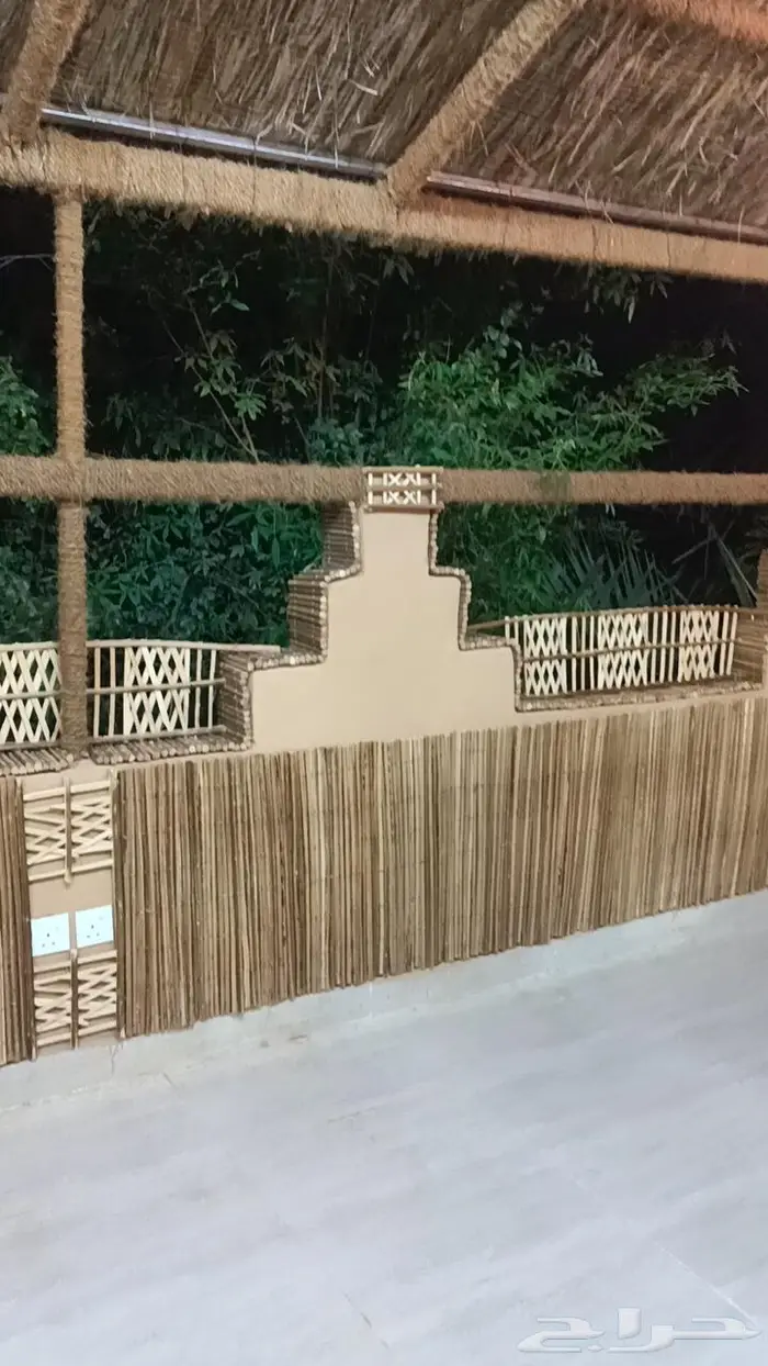 مظلات وسواتر سعف النخيل 0