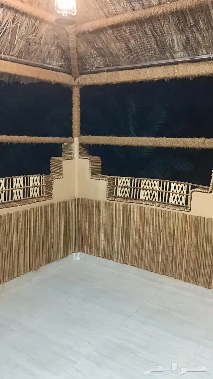 مظلات وسواتر سعف النخيل 2