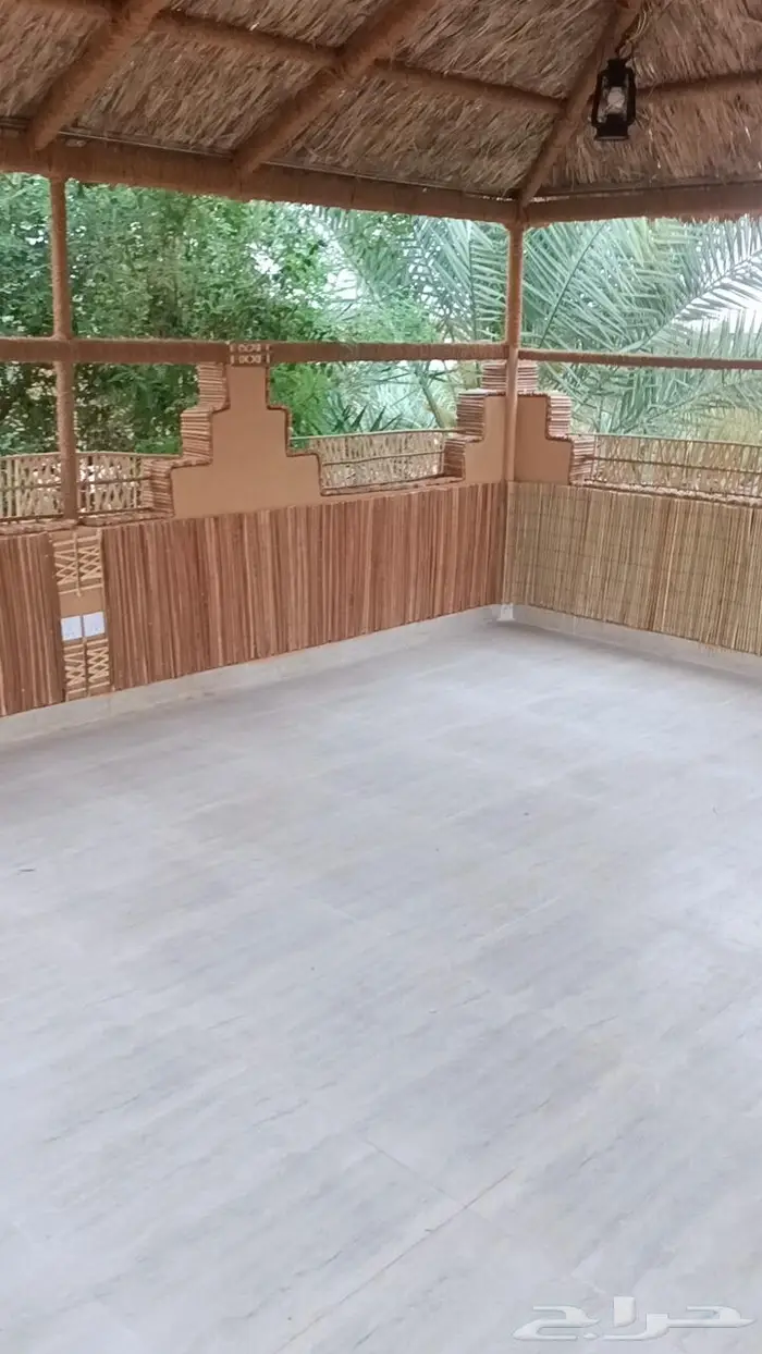 مظلات وسواتر سعف النخيل 4