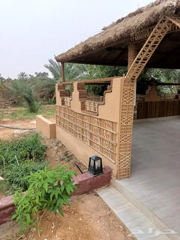 مظلات وسواتر سعف النخيل 18