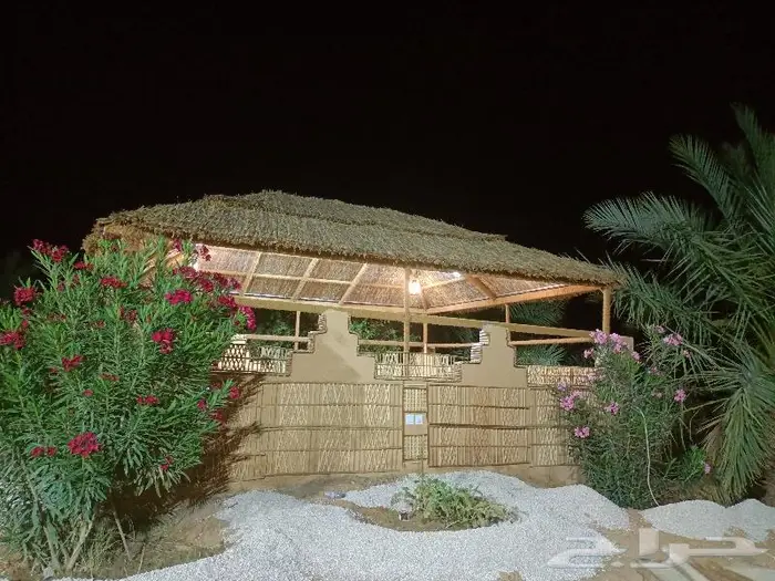 مظلات وسواتر سعف النخيل 14