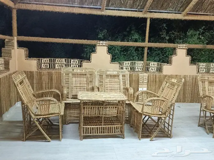 مظلات وسواتر سعف النخيل 19