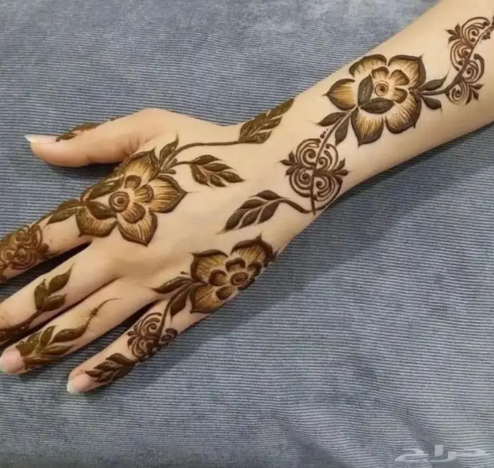 نقش حنا وصبغه 5