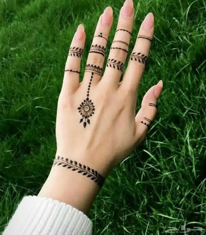 نقش حنا وصبغه 2