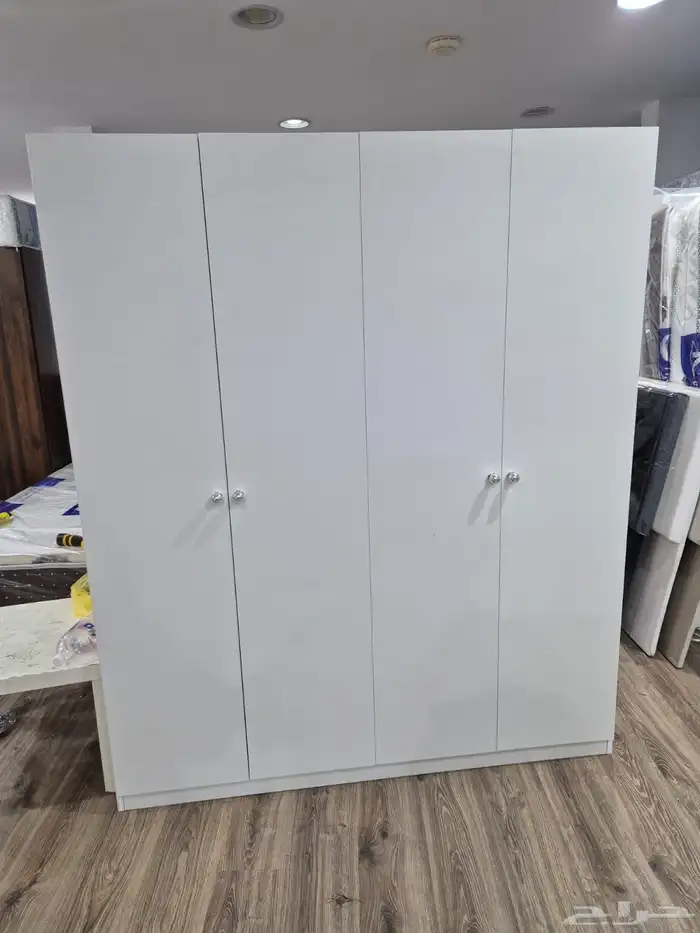 دولاب ملابس جديد سرير خشب جديد 4