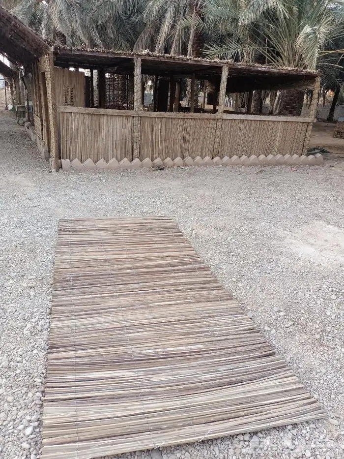 مظلات وسواتر سعف النخيل 36