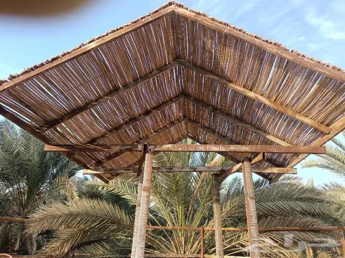مظلات وسواتر سعف النخيل 27