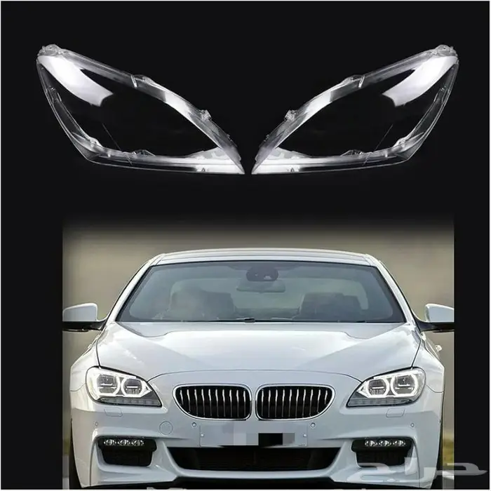 طقم زجاج الانوار الامامية الفئة الساسة BMW F06 F12 F13 0