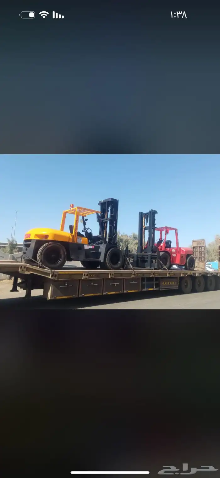 رافعه شوكيه جي سي ب رافعة شوكية 10 طن للإيجار شهري يومي اجار 0