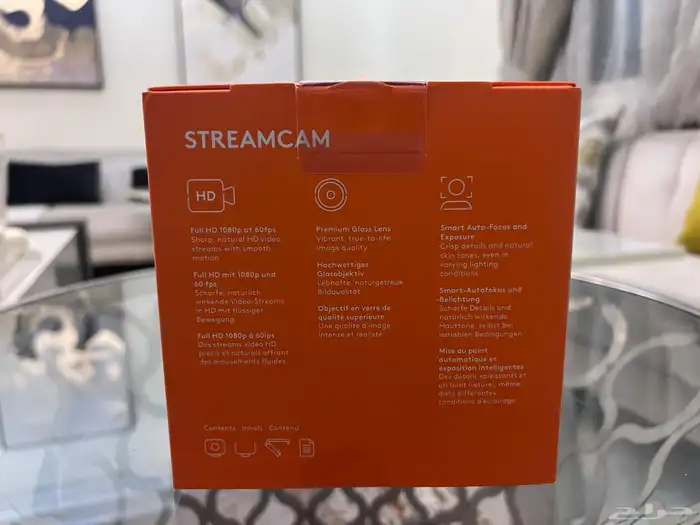 webcam streamcam من logitech جديد 1