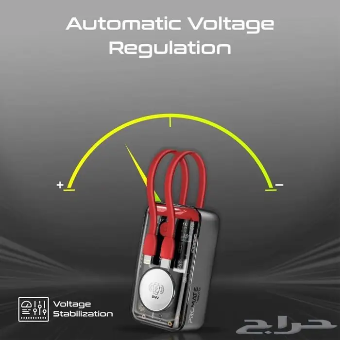 بطارية متنقلة 10 ميلي آمبير وقدرة 35 واط - Promate Mavrix 4